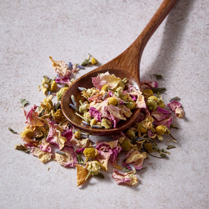 Wild Blends Settle Petal Tea ingredients image