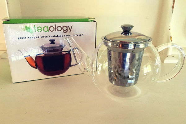 Teaology 600ml Glass Tea Pot